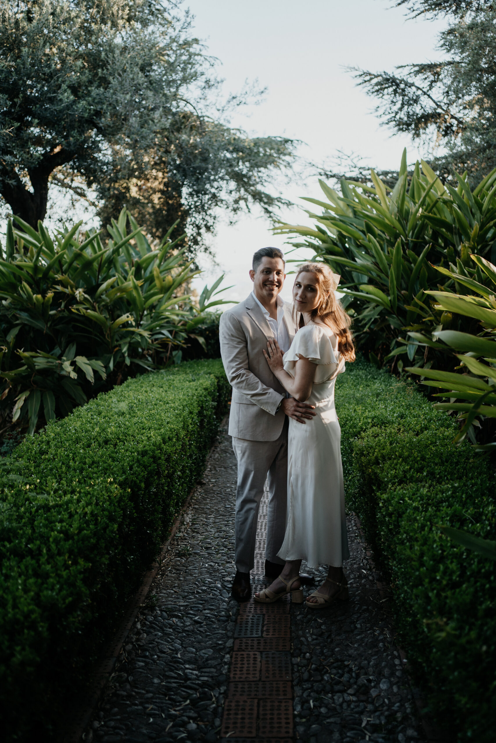 Taromina couple portrait